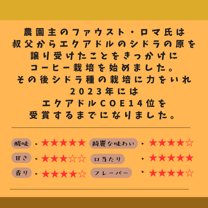 エクアドル　ラ・カロリーナ